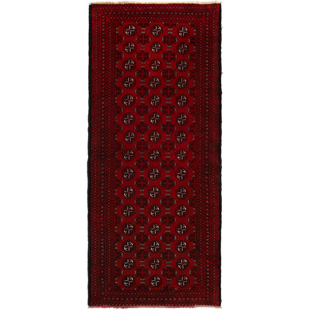 Oriental Bokhara Runner Rug 2' 8" x 6' 3" ft / 80 x 191 cm - No. R24134