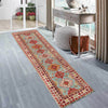 Cyan Blue Kazak Runner Rug 2' 9" x 9' 6" ft / 83 x 290 cm - No. G24169