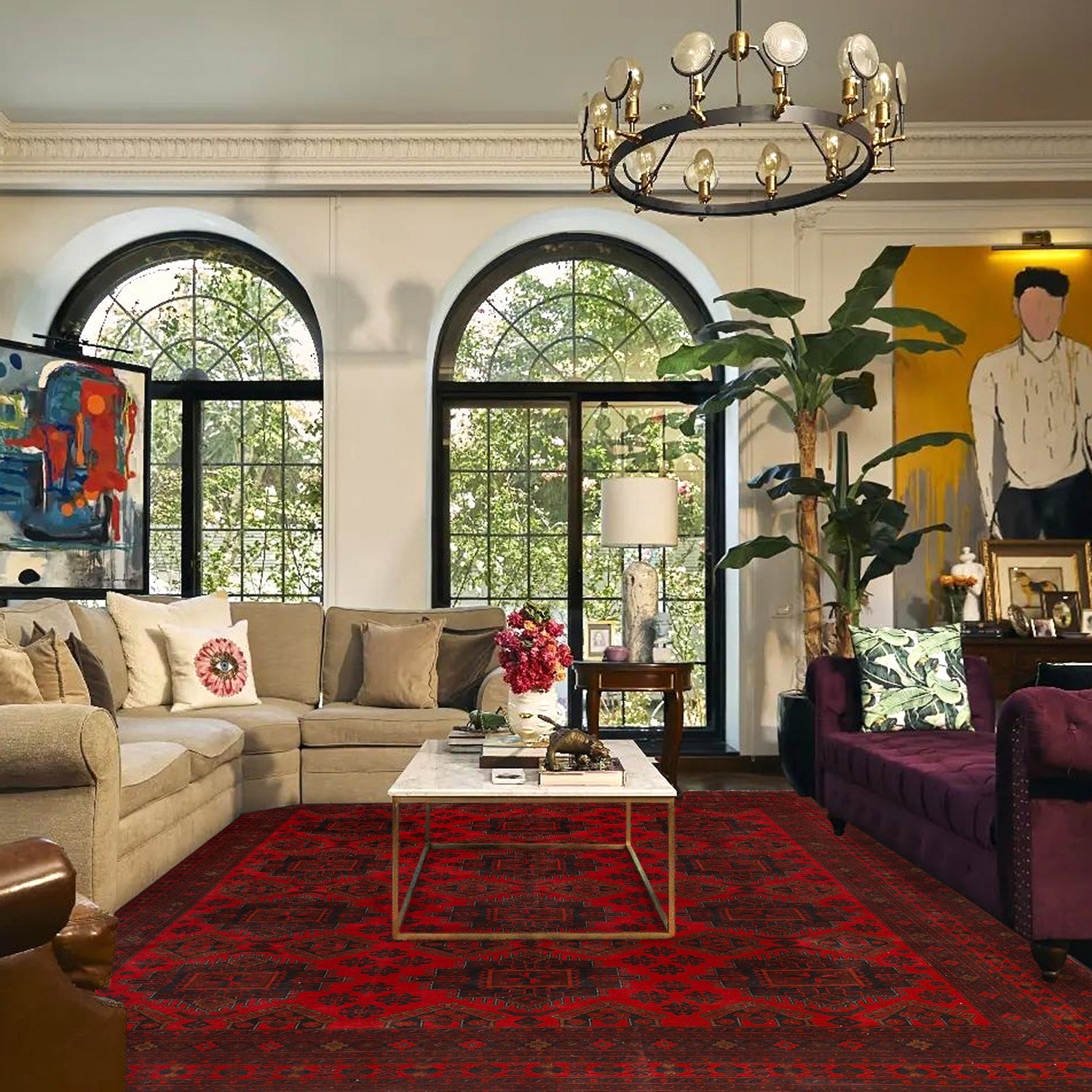 Handmade Khal Mohammadi Area Rug 8' 4" x 11' 7" ft / 254 x 354 cm - No. R24249