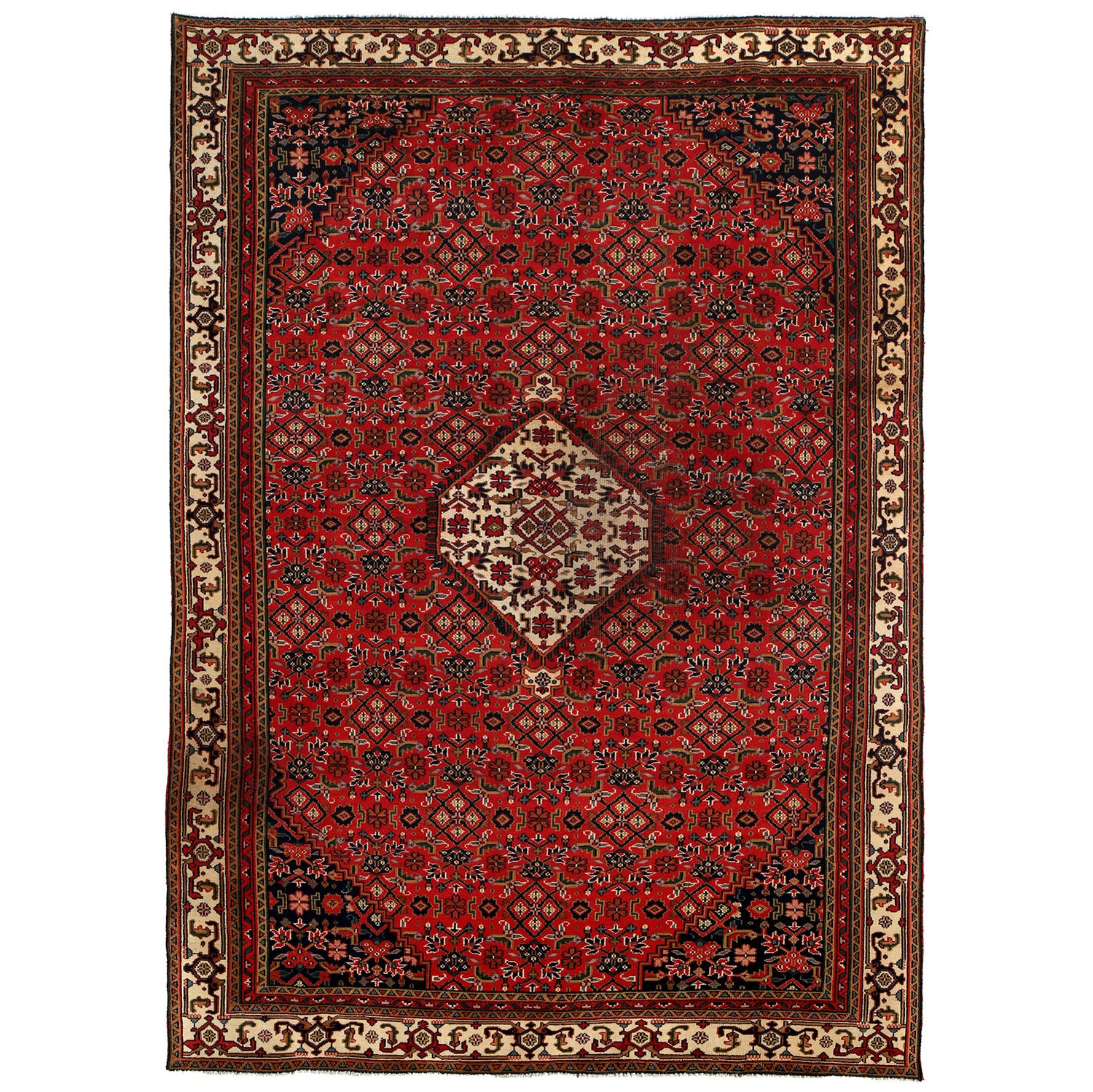 Persian Qashqai Rug 7' 5" x 10' 8" ft / 227 x 324 cm - No. R24264