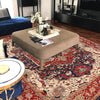 Hand Woven Heriz Design Carpet 8' 0" x 9' 9" ft / 245 x 297 cm - No. R24270