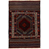 Hand Knotted Baluchi Rug 3' 1" x 4' 11" ft / 95 x 150 cm - No. R24361