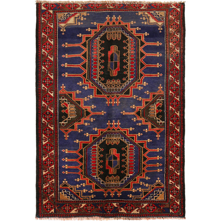 Baluch Short Rug 3' 10" x 5' 4" ft / 116 x 163 cm - No. R24766
