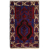 Hand Knotted Prayer Rug 2' 9" x 4' 7" ft / 85 x 139 cm - R24790