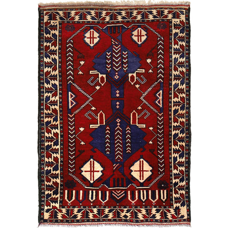 Handmade Baluchi Rug 2' 10" x 4' 3" ft / 87 x 130 cm - No. R24795