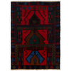 Red Baluchi Rug 3' 0" x 4' 2" ft / 91 x 126 cm - No. R24804