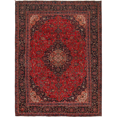 Persian Kashan Rug 9' 3" x 12' 4" ft / 282 x 375 cm - No. R24937