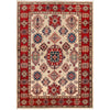 Hand Knotted Kazak Oriental Rug 5' 1" x 7' 2" ft / 155 x 218 cm - No. R25272