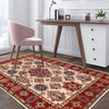 Hand Knotted Kazak Oriental Rug 5' 1" x 7' 2" ft / 155 x 218 cm - No. R25272