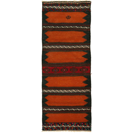 Handmade Table Sheet Kilim Runner 2' 1" x 5' 10" ft / 64 x 177 cm - No. R25338