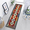 Handmade Turkish Design Wool Kilim 1' 10" x 6' 5" ft / 55 x195 cm - No. R26048