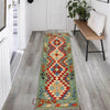 Handmade Vegetable Kilim Runner 1' 8" x 4' 11" ft / 50 x150 cm - No. R26067