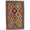 Hand Made Afghan Kilim 3' 3" x 5' 1" ft / 99 x 155 cm - No. R26256