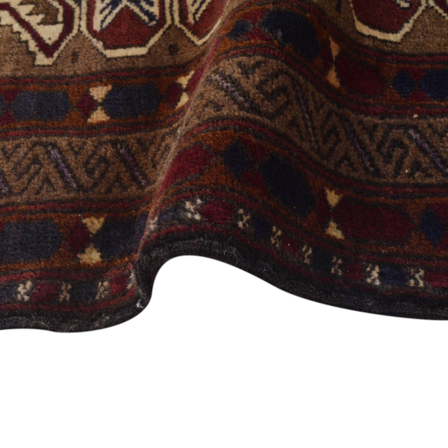 Islamic Prayer Carpet 2' 9" x 3' 10" ft / 83 x 116 cm - No. R36523