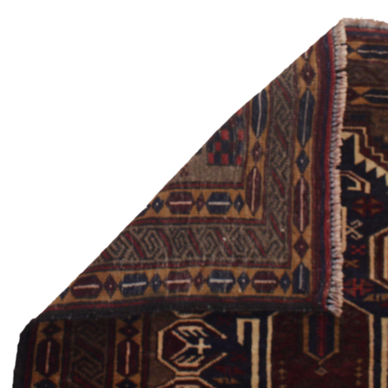 Hand Knotted Prayer Rug 2' 9" x 3' 10" ft / 83 x 118 cm - No. R36524