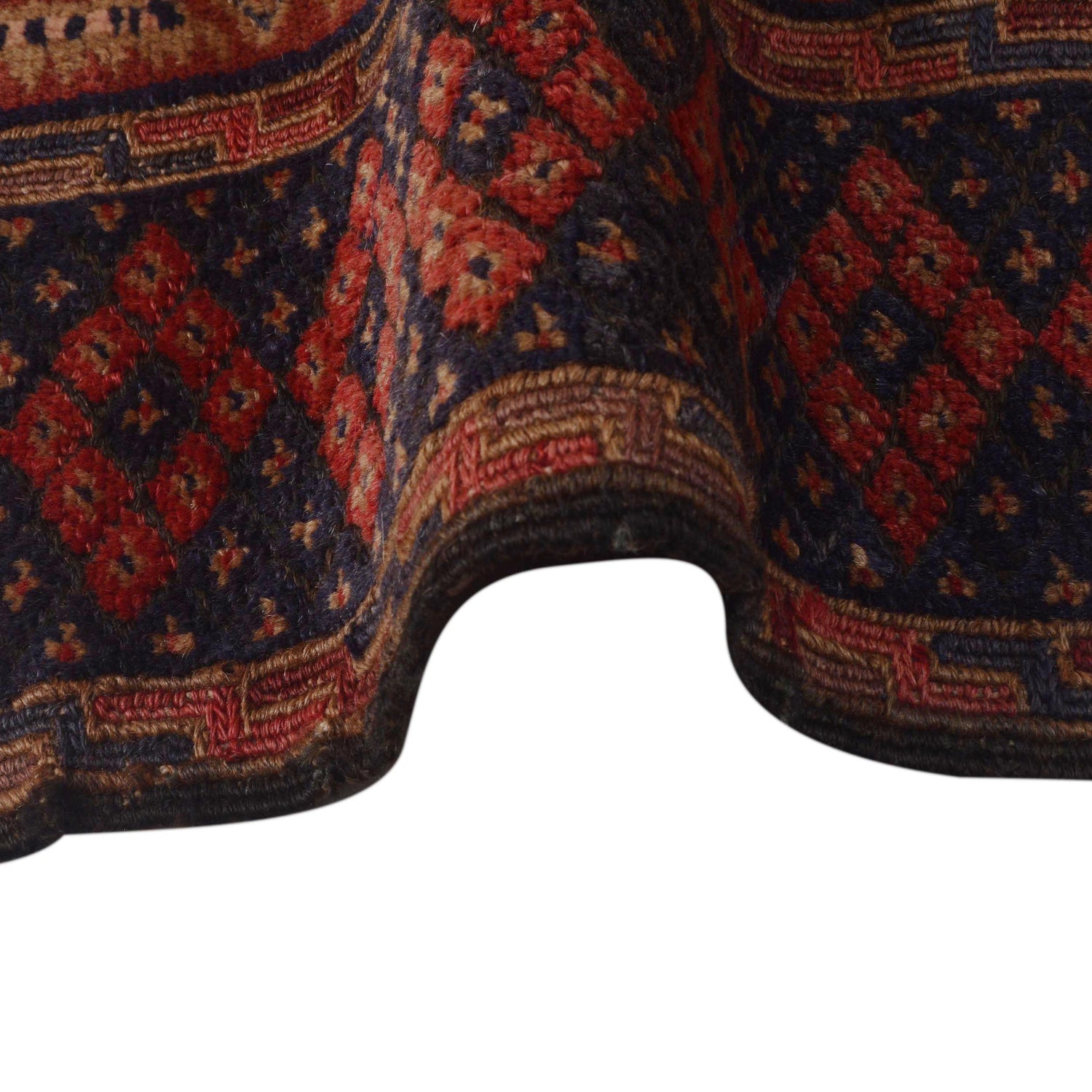 Handmade Barjista Kilim Runner Rug 2' 7" x 6' 6" ft / 78 x 197 cm - No. R36526