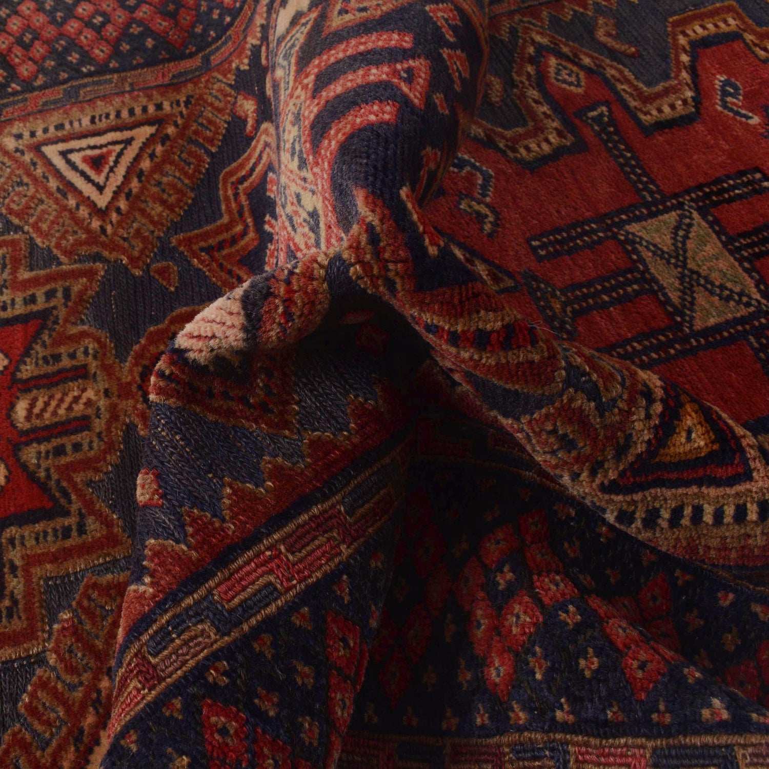 Handmade Barjista Kilim Runner Rug 2' 7" x 6' 6" ft / 78 x 197 cm - No. R36526