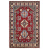 Hand knotted Kazak Carpet 4' 10" x 7' 8" ft / 148 x 234 cm - No. R37363