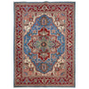 Hand Knotted Persian Heriz Area Rug 4' 11" x 6' 11" ft / 149 x 210 cm - No. R37364