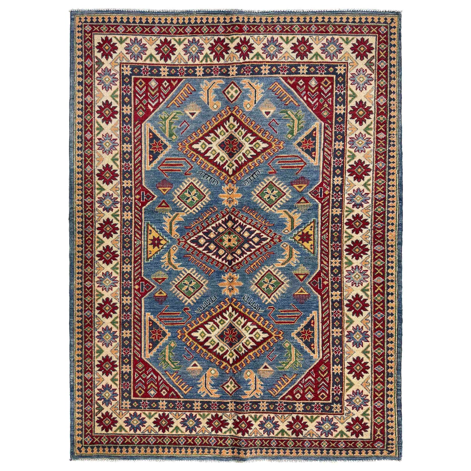 Oriental Kazak Rug 4' 11" x 6' 10" ft / 149 x 209 cm - No. R37368
