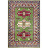 Hand Knotted Kazak Oriental Rug 3' 11" x 5' 11" ft / 119 x 180 cm - No. R37369