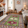 Hand Knotted Kazak Oriental Rug 3' 11" x 5' 11" ft / 119 x 180 cm - No. R37369