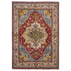 Hand Woven Heriz Design Carpet 4' 11" x 7' 8" ft / 150 x 233 cm - No. R37370
