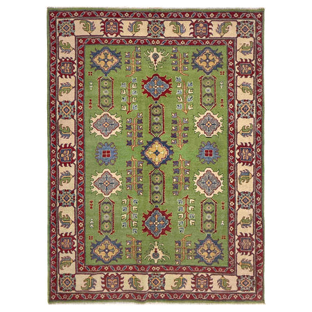 Handmade Kazak Area Rug 5' 8" x 8' 4" ft / 173 x 253 cm - No. R37374