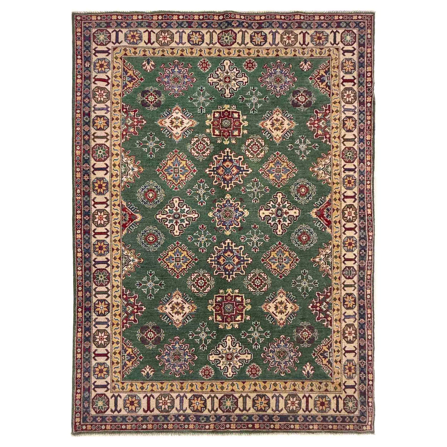 Oriental Kazak Rug 5' 5" x 8' 0" ft / 166 x 243 cm - No. R37375