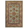 Hand Knotted Kazak Oriental Rug 3' 10" x 5' 10" ft / 116 x 178 cm - No. R37381