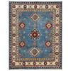 Blue Color Kazak Rug 4' 10" x 6' 2" ft / 148 x 187 cm - No. R37388