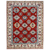 Handmade Kazak Area Rug 5' 0" x 6' 8" ft / 153 x 204 cm - No. R37394