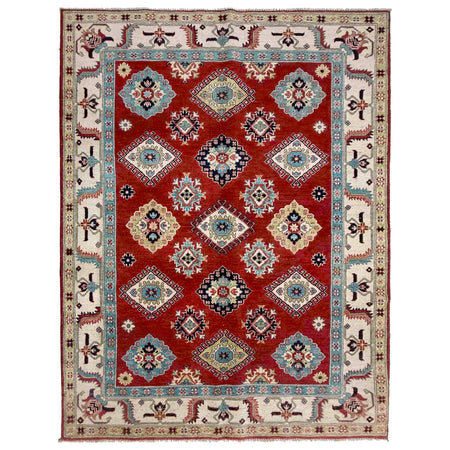Handmade Kazak Area Rug 5' 0" x 6' 8" ft / 153 x 204 cm - No. R37394