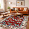 Handmade Kazak Area Rug 5' 0" x 6' 8" ft / 153 x 204 cm - No. R37394