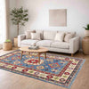 Oriental Kazak Rug 3' 8" x 5' 11" ft / 113 x 180 cm - No. R37396