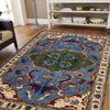 Hand knotted Kazak Carpet 5' 1" x 7' 1" ft / 156 x 215 cm - No. R37403