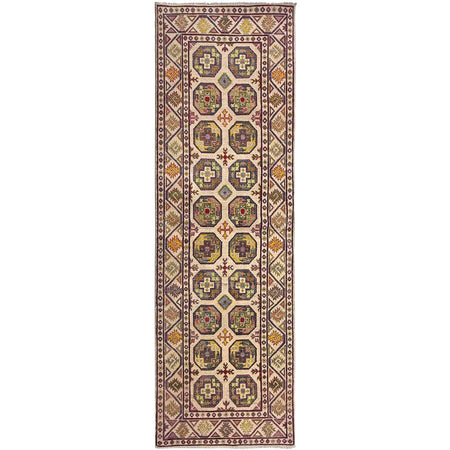 Authentic Oriental Waziri Runner Carpet  3' 3" x 9' 9" ft / 99 x 298 cm - No. R37407