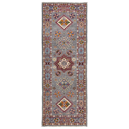 Hand knotted Kazak Runner Rugs 1' 10" x 5' 9" ft / 57 x 175 cm - No. R37409