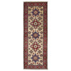 Hand knotted Kazak Runner Carpet 2' 1" x 5' 9" ft / 63 x 176 cm - No. R37414