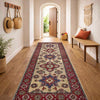 Hand knotted Kazak Runner Carpet 2' 1" x 5' 9" ft / 63 x 176 cm - No. R37414