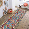 Hand knotted Kazak Runner Rugs 2' 1" x 6' 3" ft / 63 x 190 cm - No. R37415