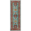 Blue Color Kazak Runner Rug 1' 10" x 5' 7" ft / 57 x 171 cm - No. R37419