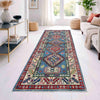 Hand knotted Kazak Runner Carpet 2' 7" x 6' 7" ft / 78 x 201 cm - No. R37421