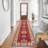 Hand knotted Kazak Runner Carpet 2' 6" x 9' 11" ft / 77 x 303 cm - No. R37426