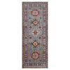 Hand knotted Kazak Runner Rugs 2' 9" x 7' 9" ft / 83 x 236 cm - No. R37440