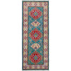 Hand Knotted Kazak Oriental Runner Rug 2' 7" x 6' 2" ft / 79 x 187 cm - No. R37441