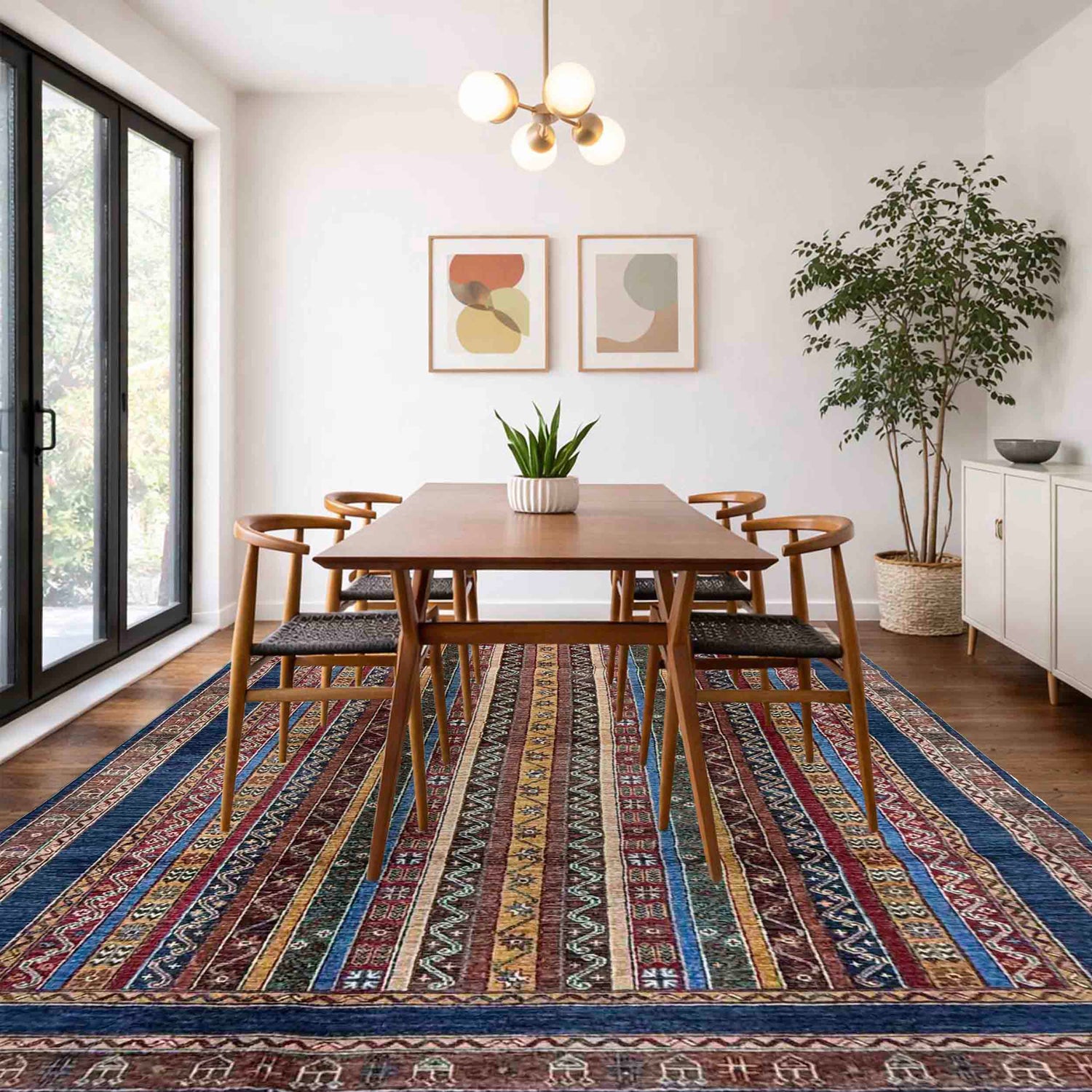 Oriental Shawl Luxury Rug 5' 7" x 7' 9" ft / 171 x 235 cm - No. R37460
