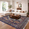 Premium Hand Knotted Kazak Rug 5' 6" x 7' 10" ft / 168 x 238 cm - No. R37462