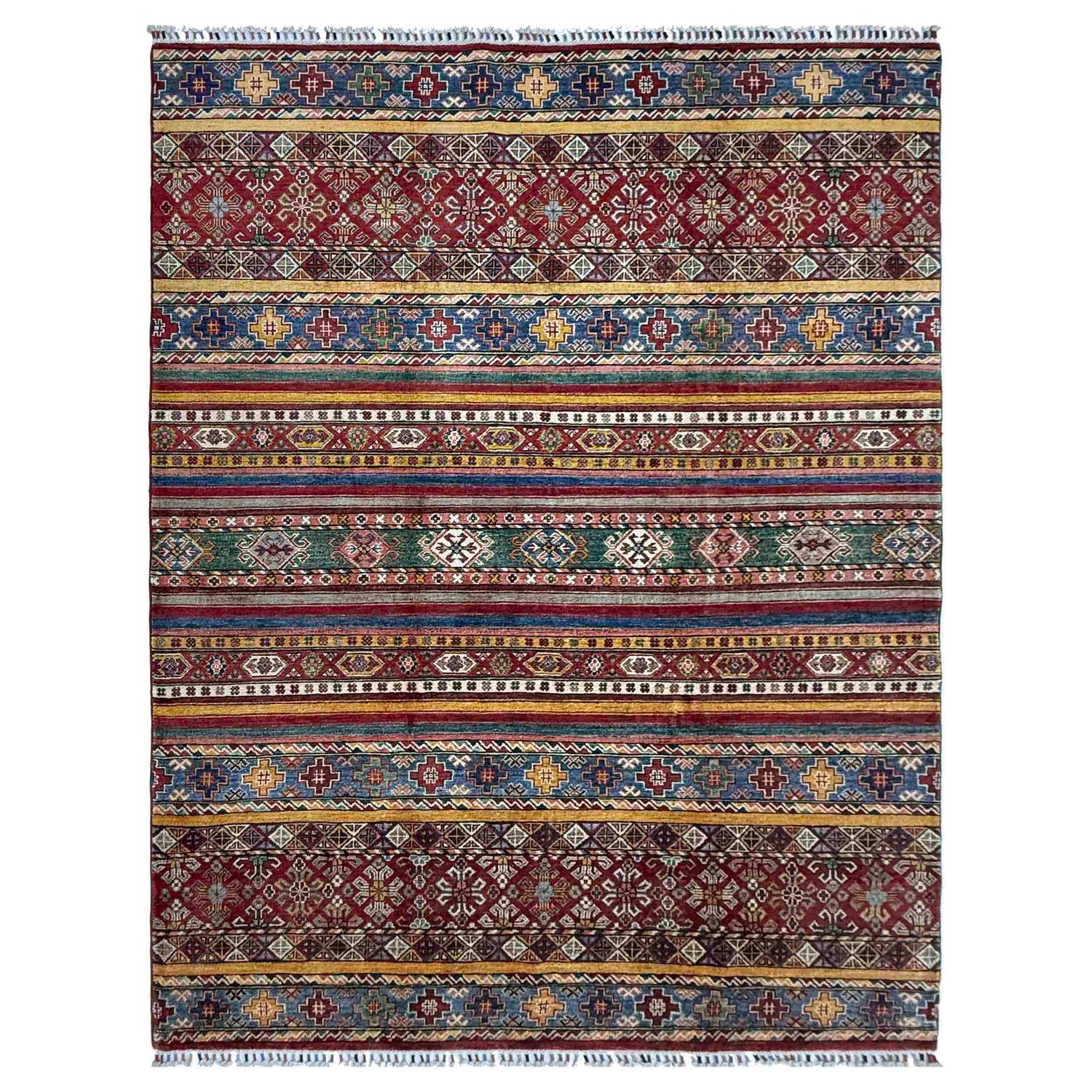 Contemporary Gabbeh Rug 5' 7" x 7' 11" ft / 169 x 241 cm - No. R37465