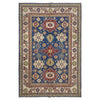 Blue Color Kazak Rug 6' 6" x 10' 4" ft / 198 x 314 cm - No. R37467